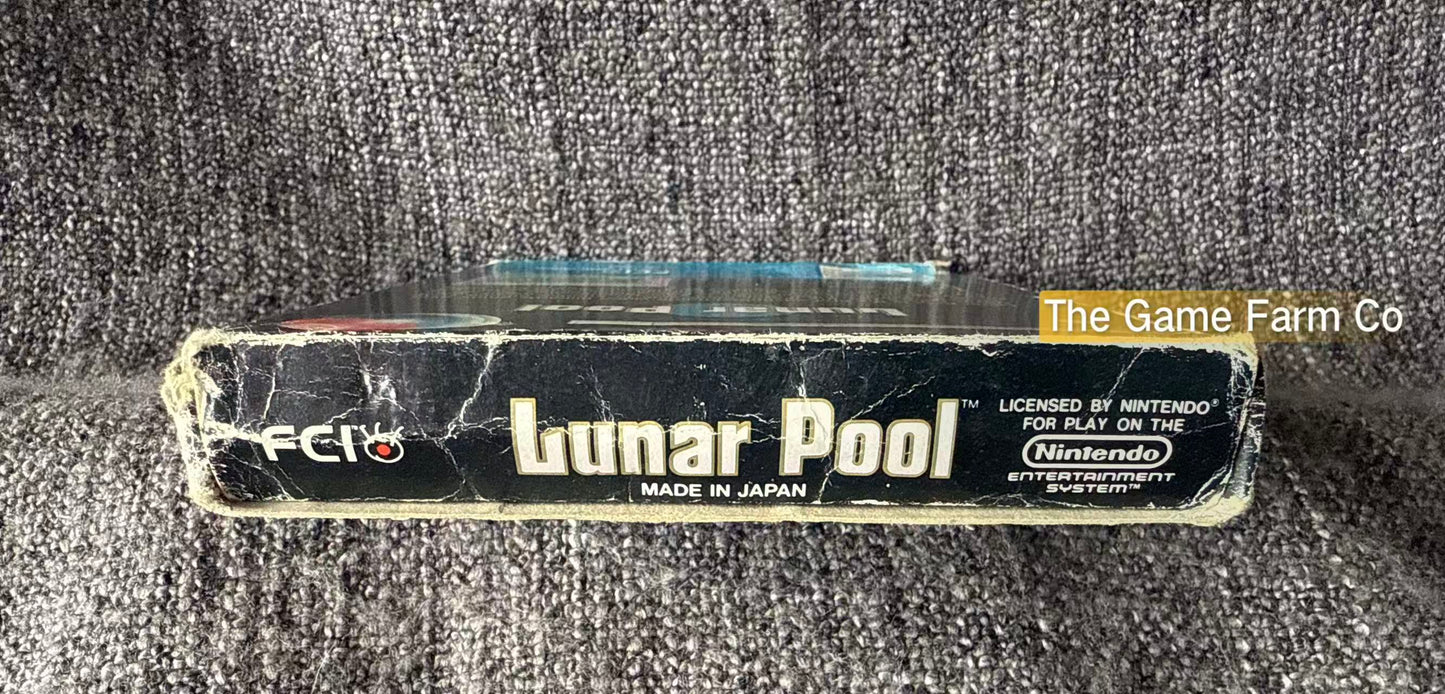 Lunar Pool Boxed Game - Nes - Nintendo / Entertainment System - Pal Version