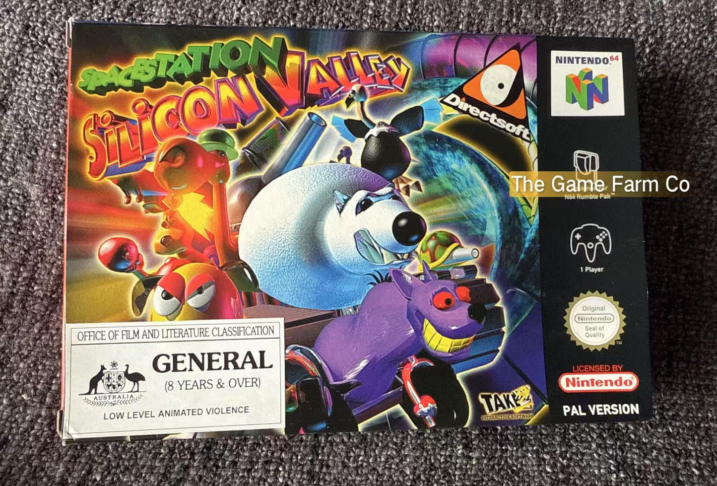 Space Station Silicon Valley Game Boxed - Nintendo 64 / N64 - Pal Version