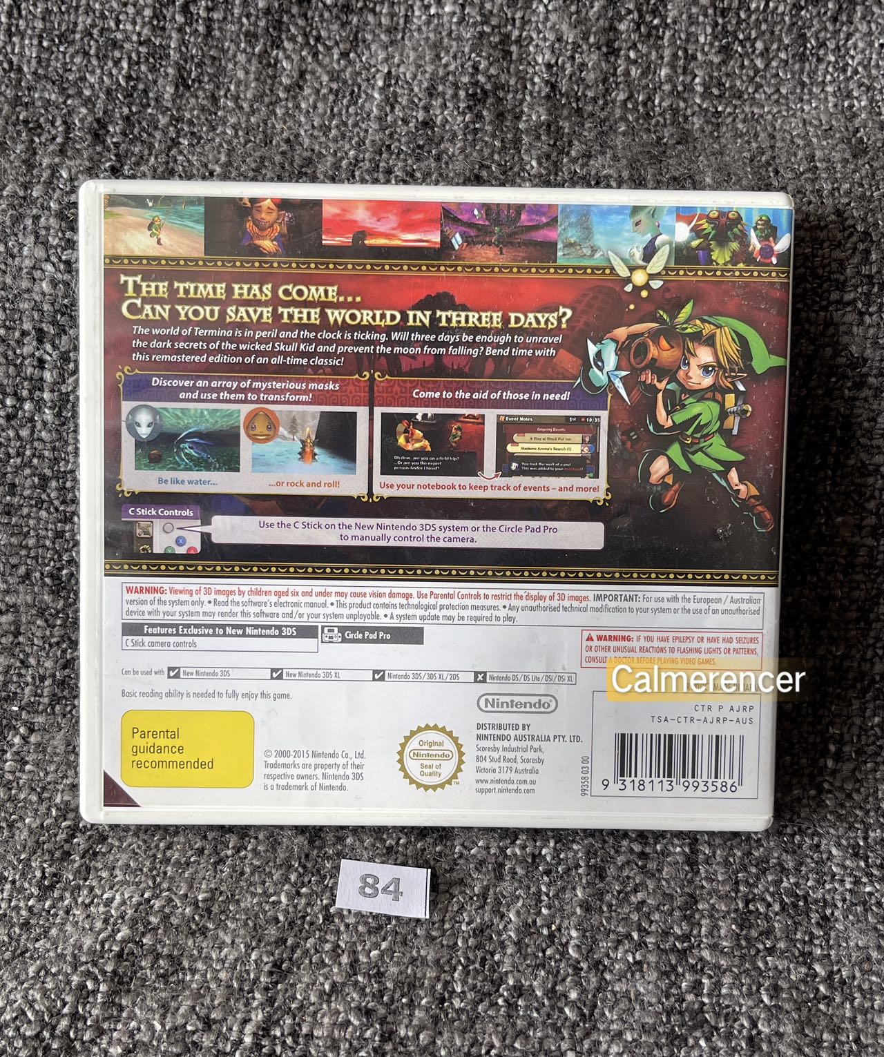 The Legend Of Zelda Majoras Mask Game Nintendo 3DS