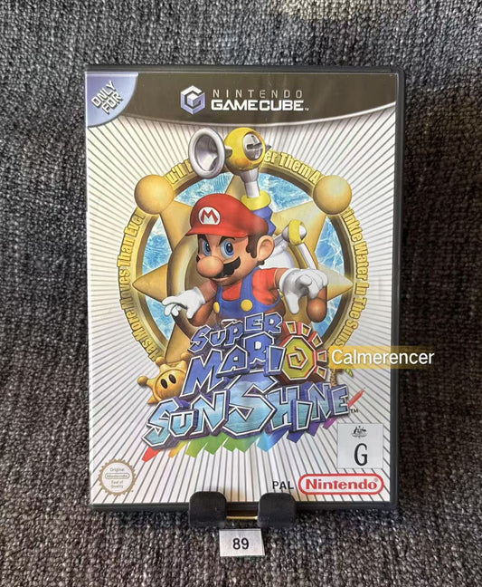 Super Mario Sunshine Game - Nintendo Gamecube - Pal Version