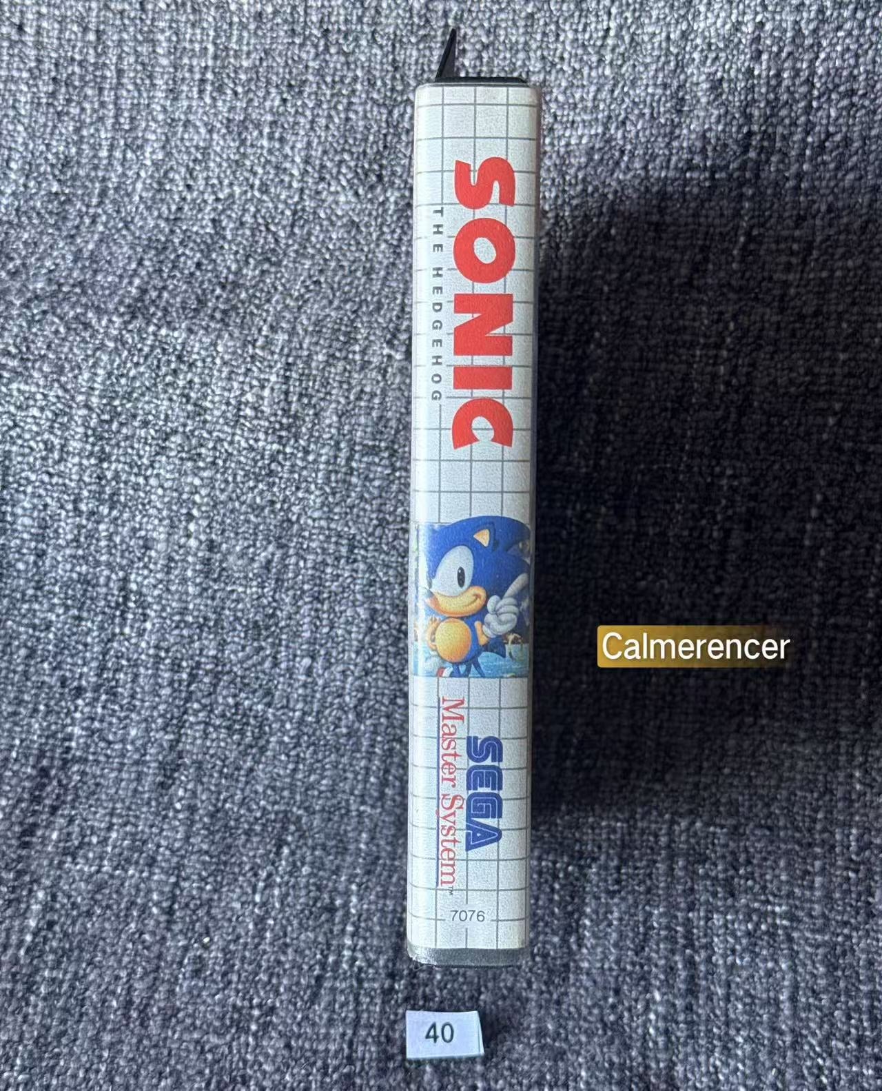 Sonic The Hedgehog Game - No manual - Sega Master System