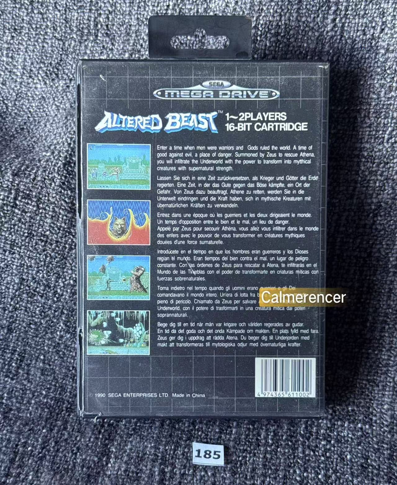 Altered Beast - Game - Sega Mega Drive