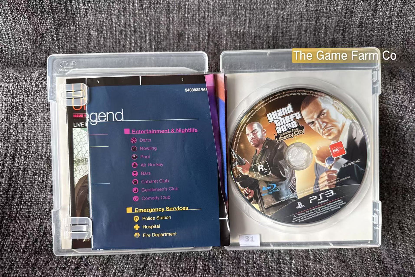 Grand Theft Auto Episodes From Liberty City Game - PS3 - Sony Playstation 3
