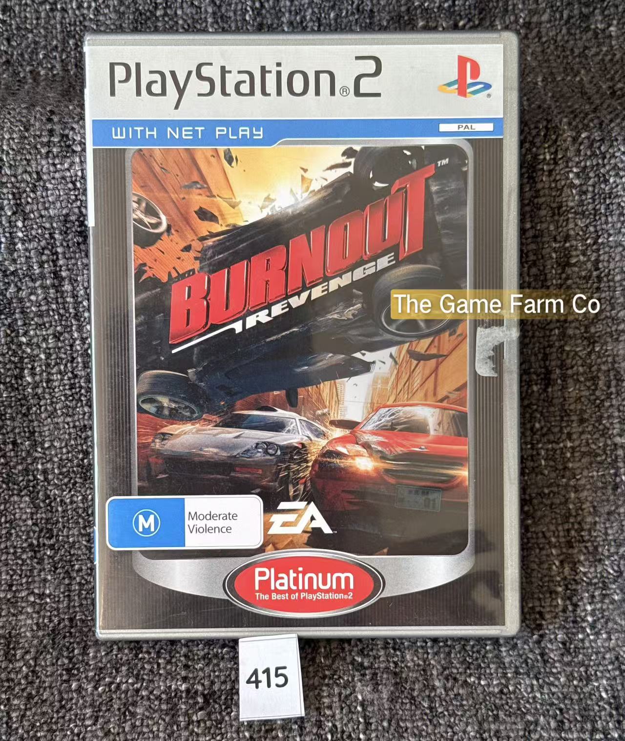 Burnout Revenge PS2 Physical Game CIB PAL Tested Used