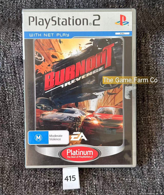 Burnout Revenge PS2 Physical Game CIB PAL Tested Used
