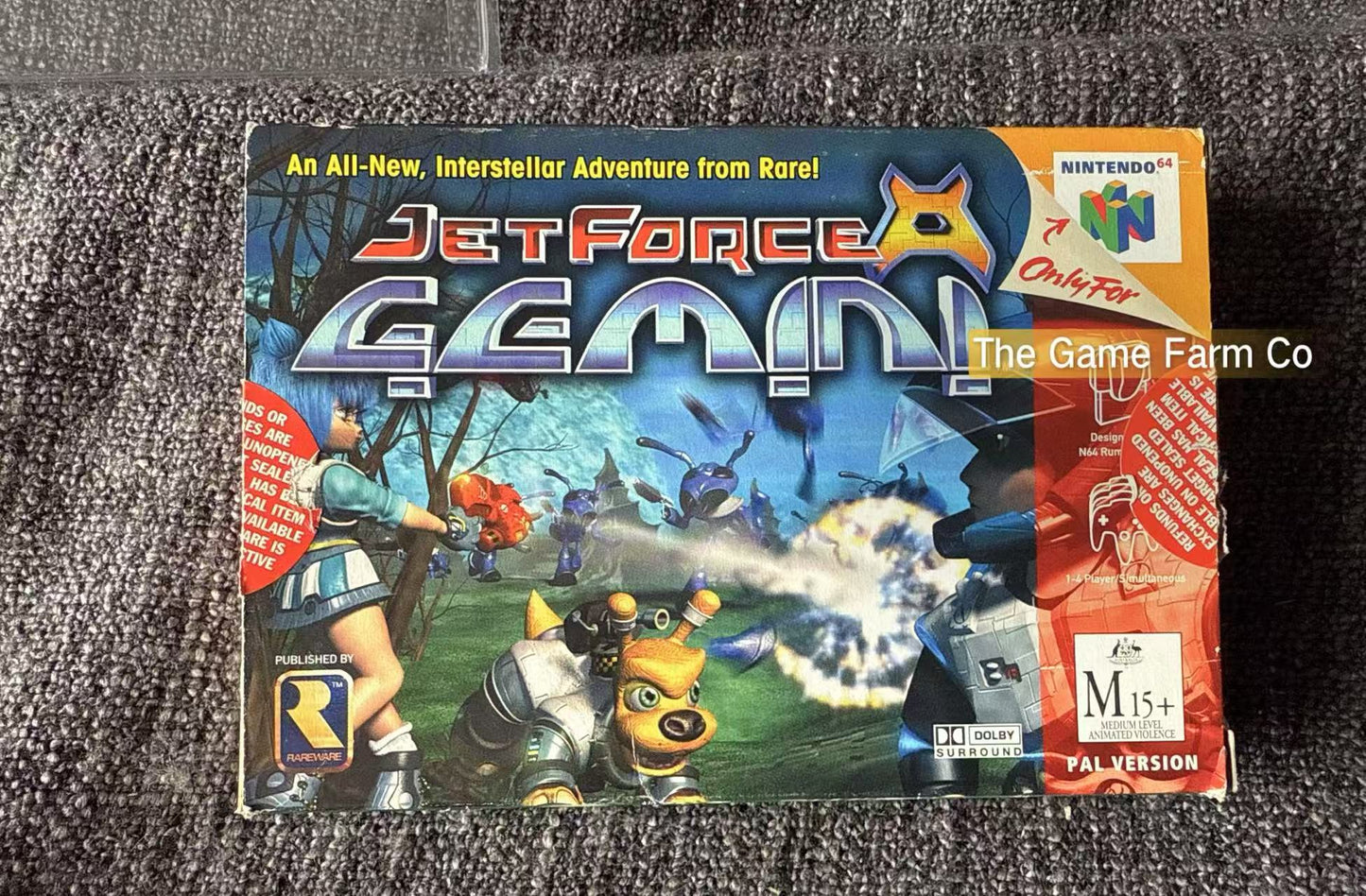 Jet Force Gemini Game Boxed - Nintendo 64 / N64 - Pal Version