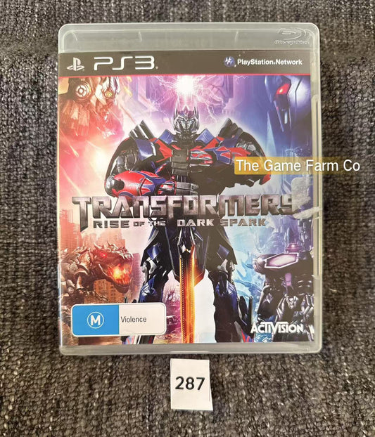 Transformers The Rise Of The Dark Spark Game - PS3 - Sony PlayStation 3