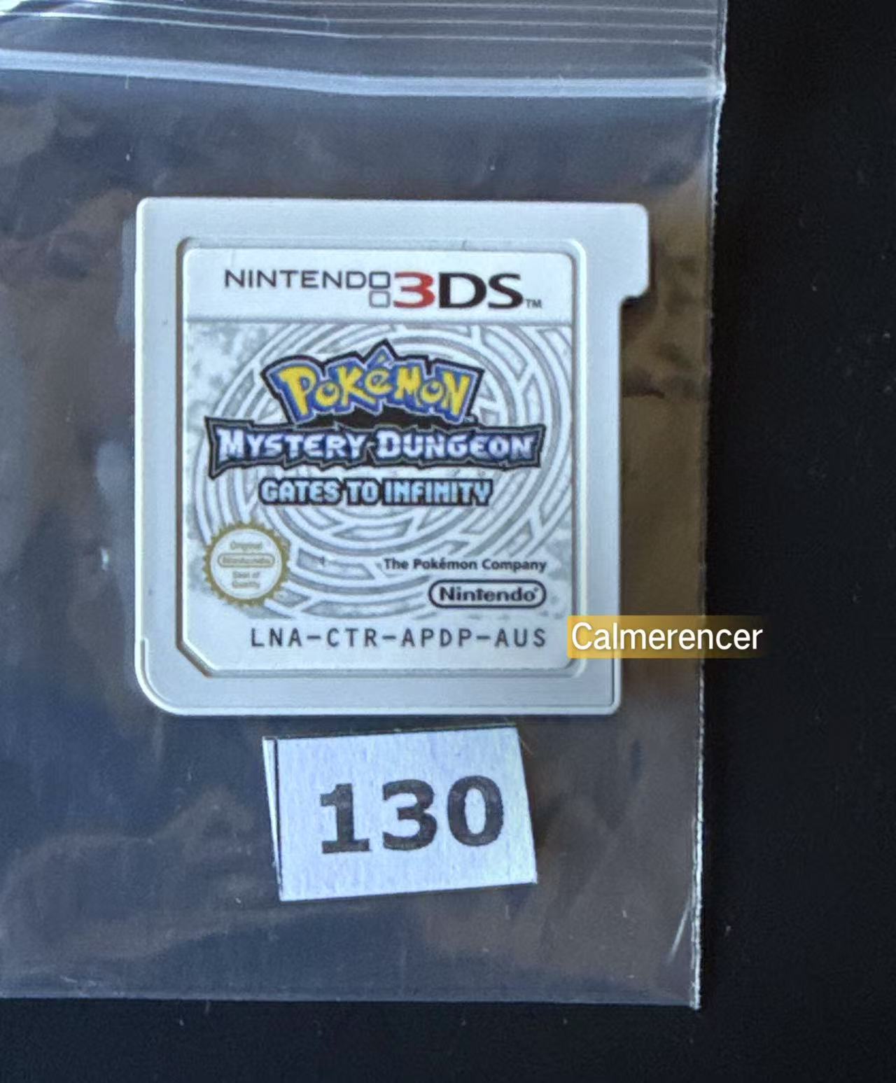Pokemon Mystery Dungeon Gates To Infinity Game - No case Nintendo 3DS