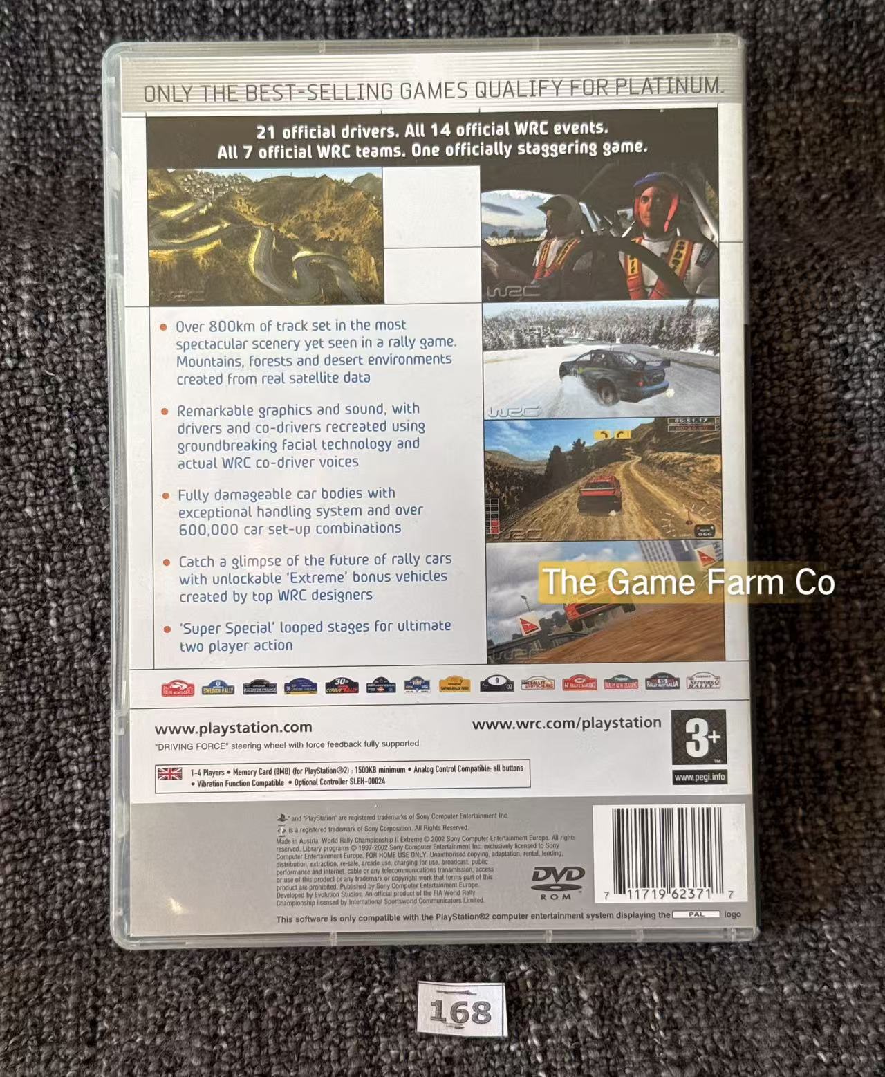 WRC II Extreme PS2 Physical Game CIB PAL Tested Used