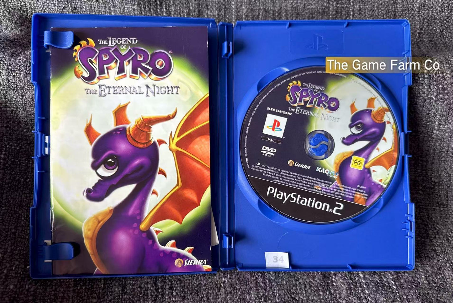 Spyro The Eternal Night Game- Sony PlayStation 2 (PS2)