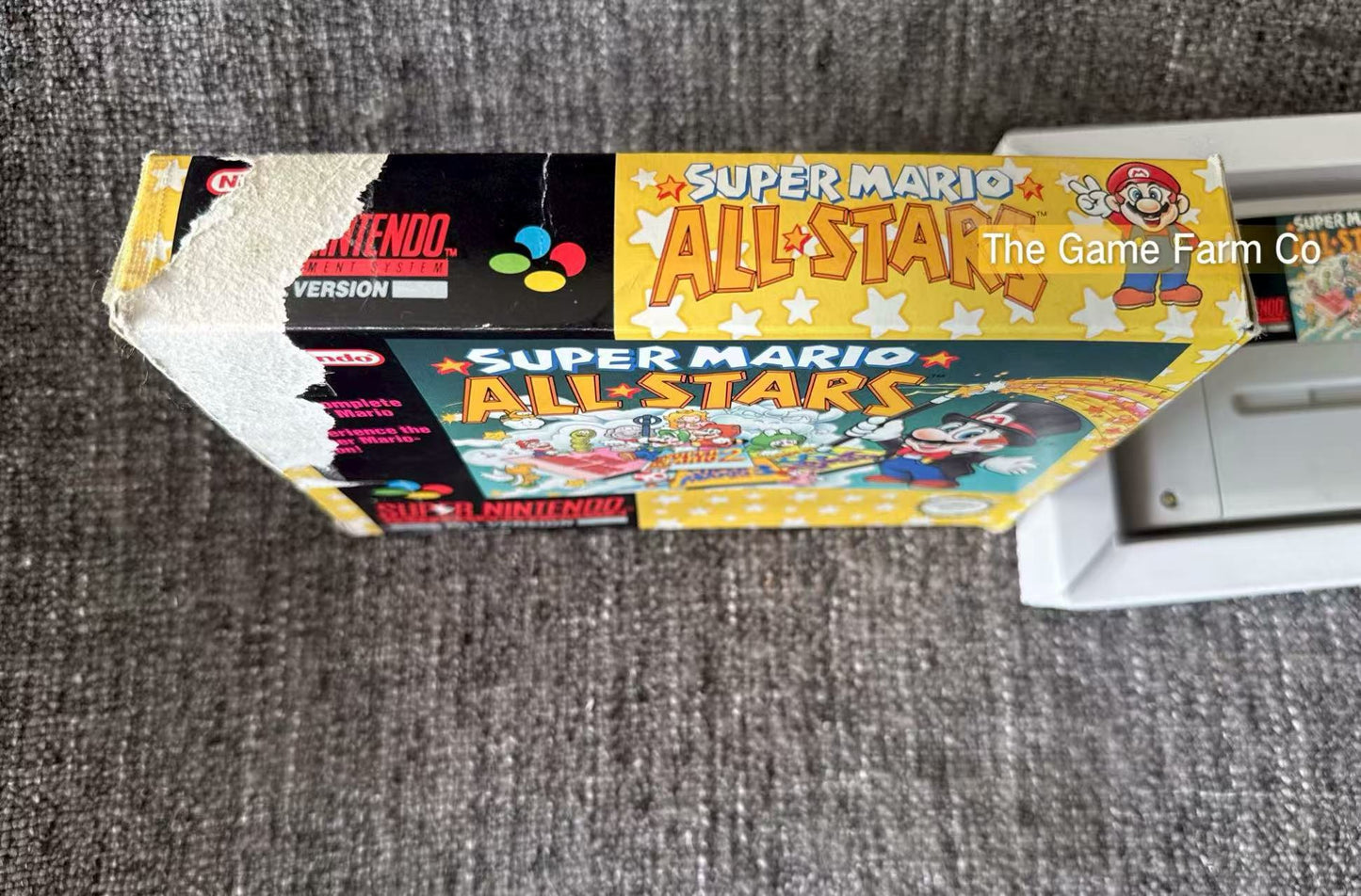 Super Mario All Stars - Missing Manual Super Nintendo (Snes) Game