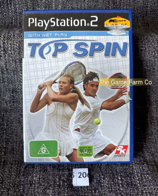Top Spin Game- Sony PlayStation 2 (PS2)