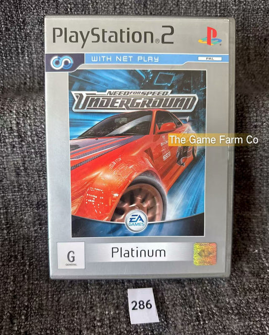 Need For Speed Underground Game- Sony PlayStation 2 (PS2)