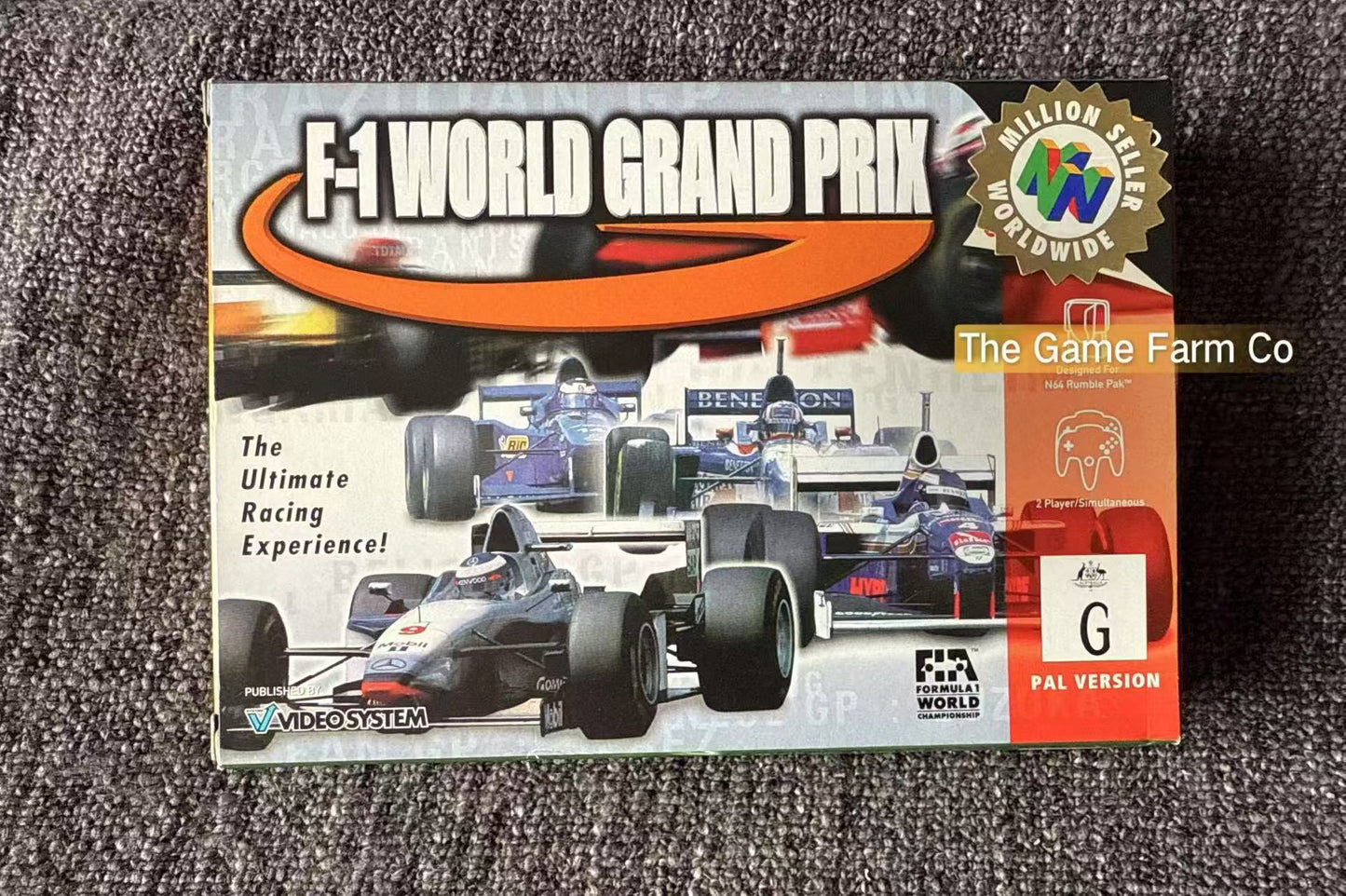 F-1 World Grand Prix Game Boxed - Nintendo 64 / N64 - Pal Version