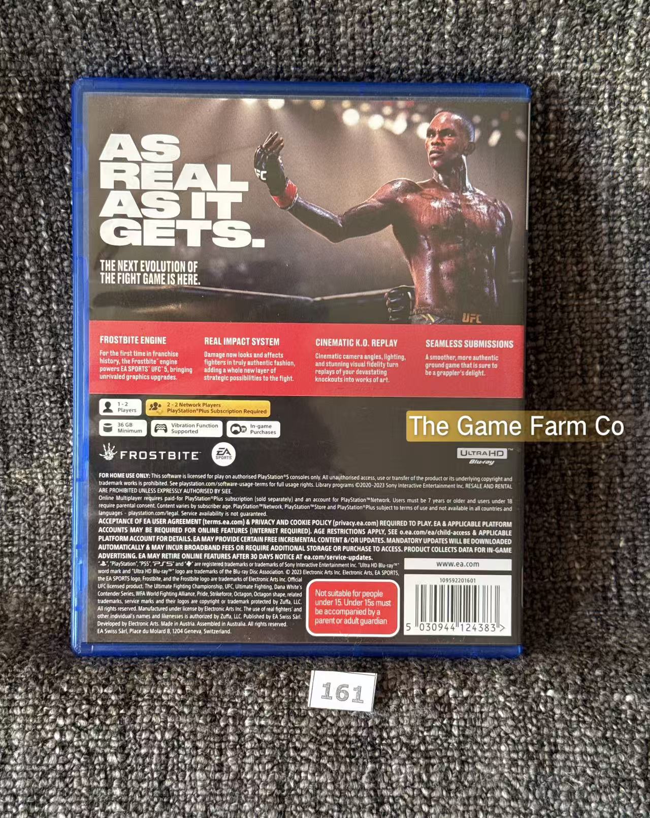 EA Sports UFC 5 Sony PlayStation 5 Complete PAL Tested Used
