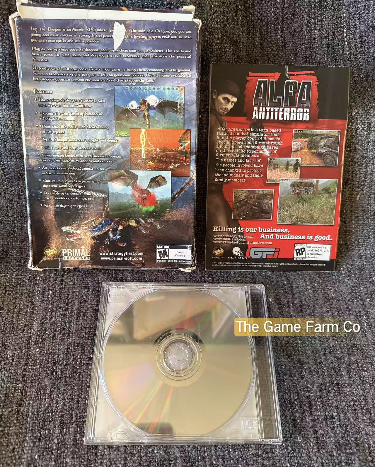 The I of the Dragon (PC) Complete in Box CIB Vintage Big Box Edition Authentic