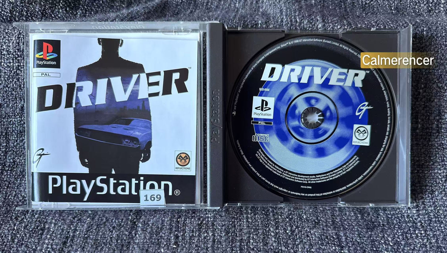 Driver  - Sony Playstation One (PS1) Game