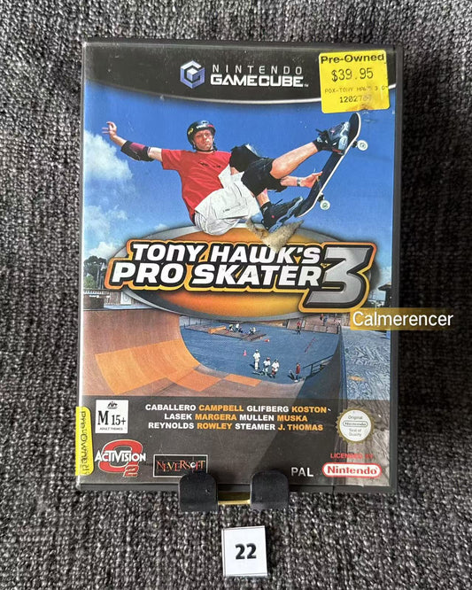 Tony Hawk Pro Skater 3 Game - Nintendo Gamecube - Pal Version