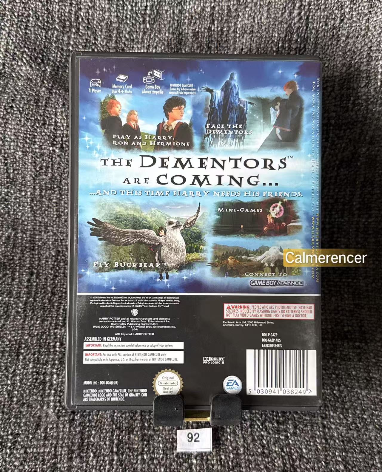 Harry Potter And The Prisoner Of Azkaban Game - Nintendo Gamecube - Pal Version