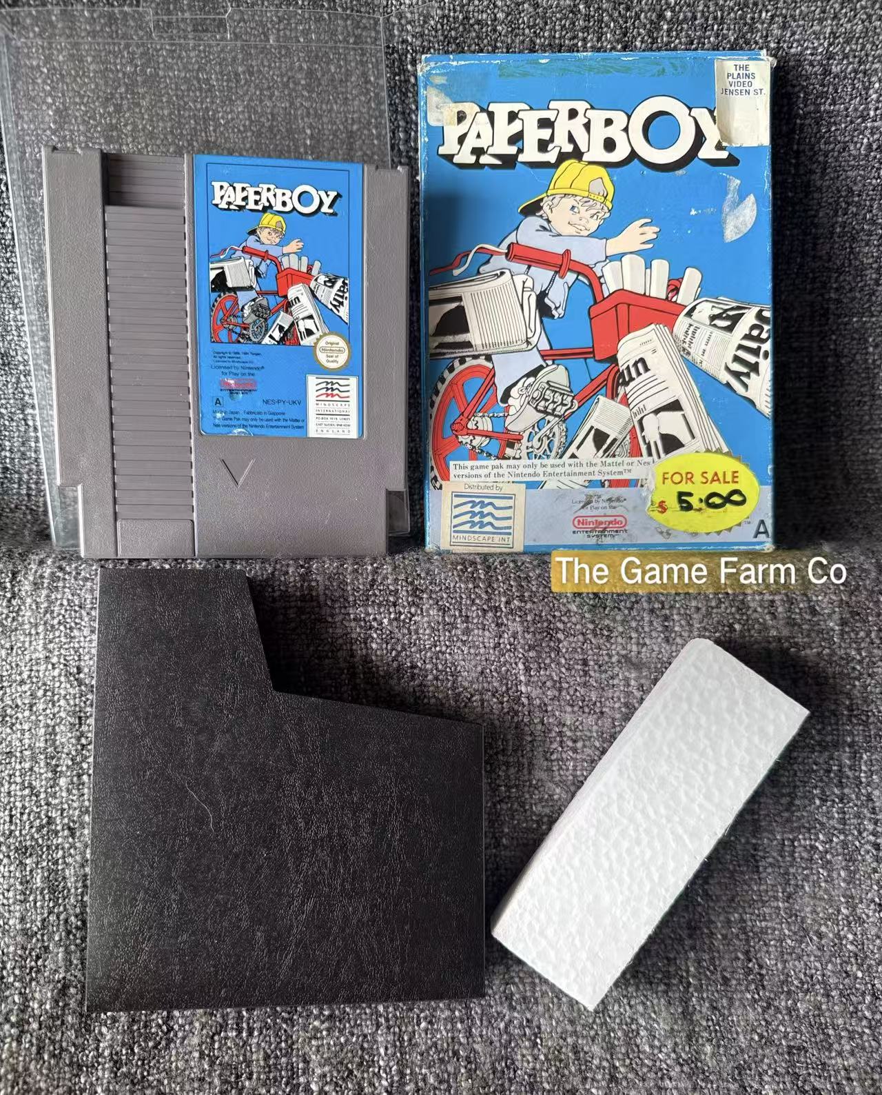 Paper Boy Game Boxed - Nes - Nintendo / Entertainment System - Pal Version