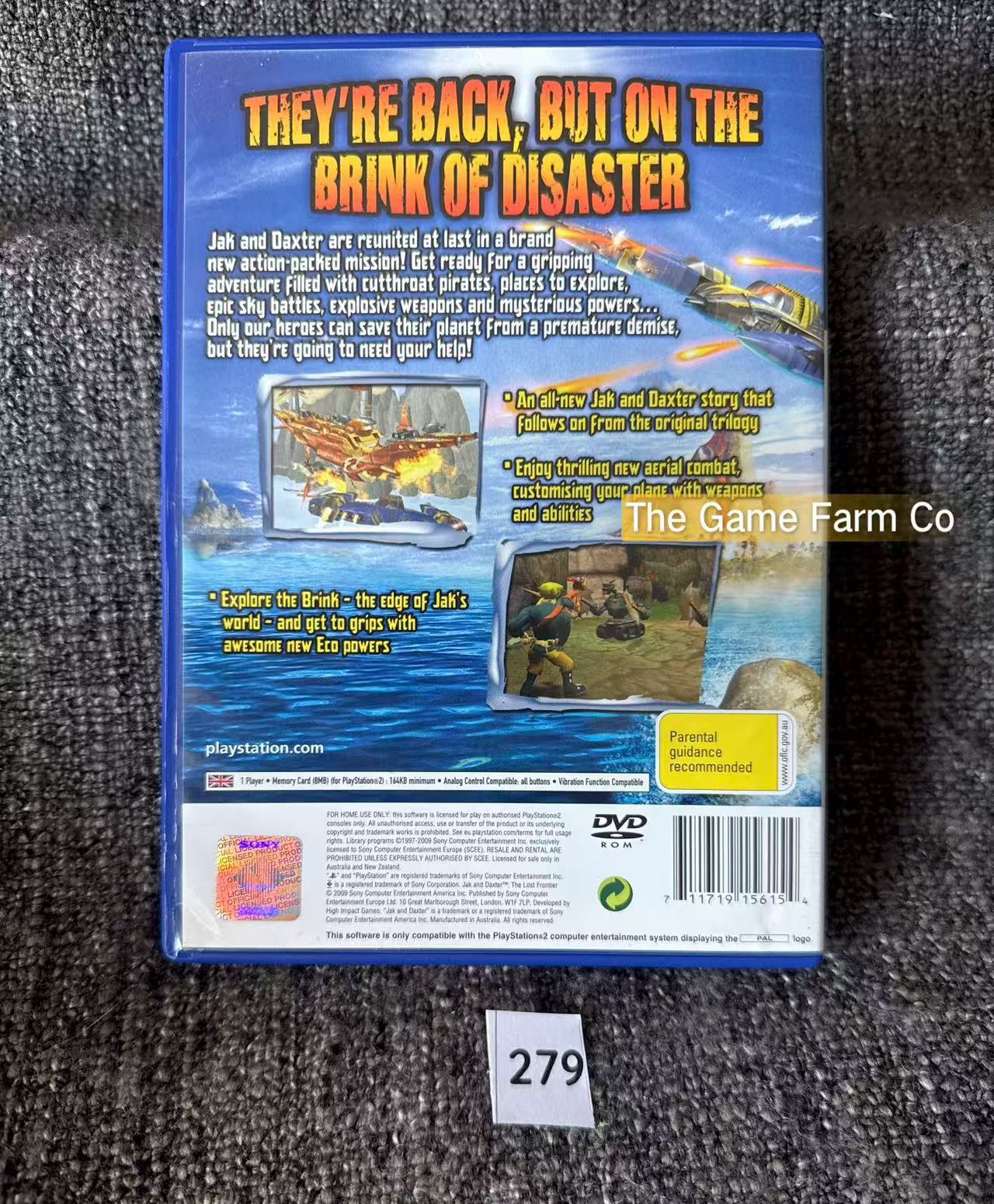 Jak & Daxter The Lost Frontier Game- Sony PlayStation 2 (PS2)