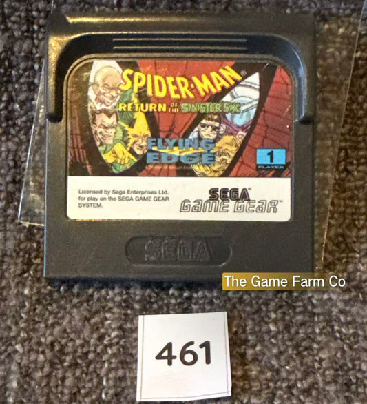 Spider-Man (Sega Game Gear) Authentic PAL Loose Game Cartridge Only