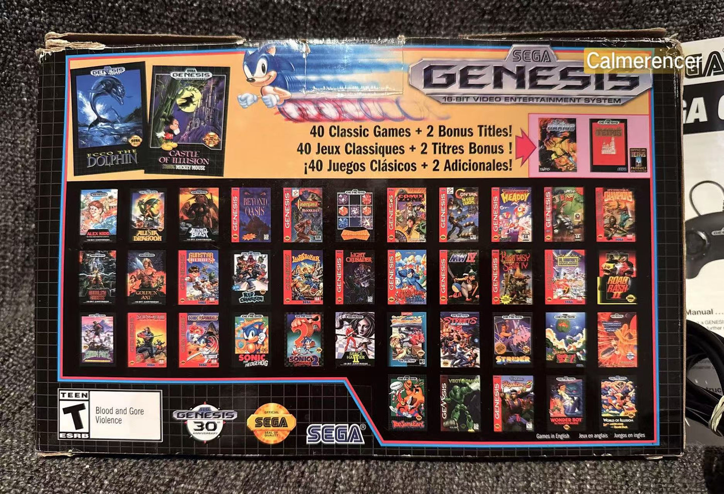 Sega Genesis Mini Console in excellent condition