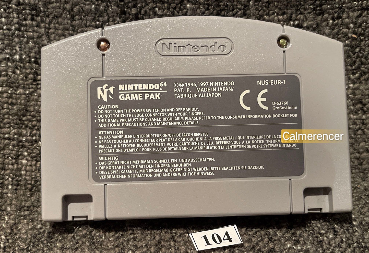 Quake 2- Nintendo 64 / N64 - Pal Version