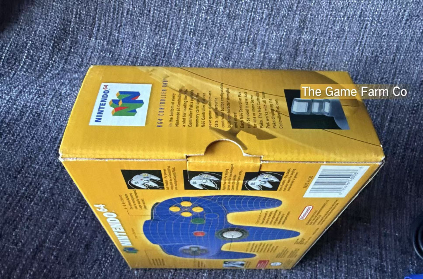 All Genuine boxed Blue N64 controller (Nintendo)