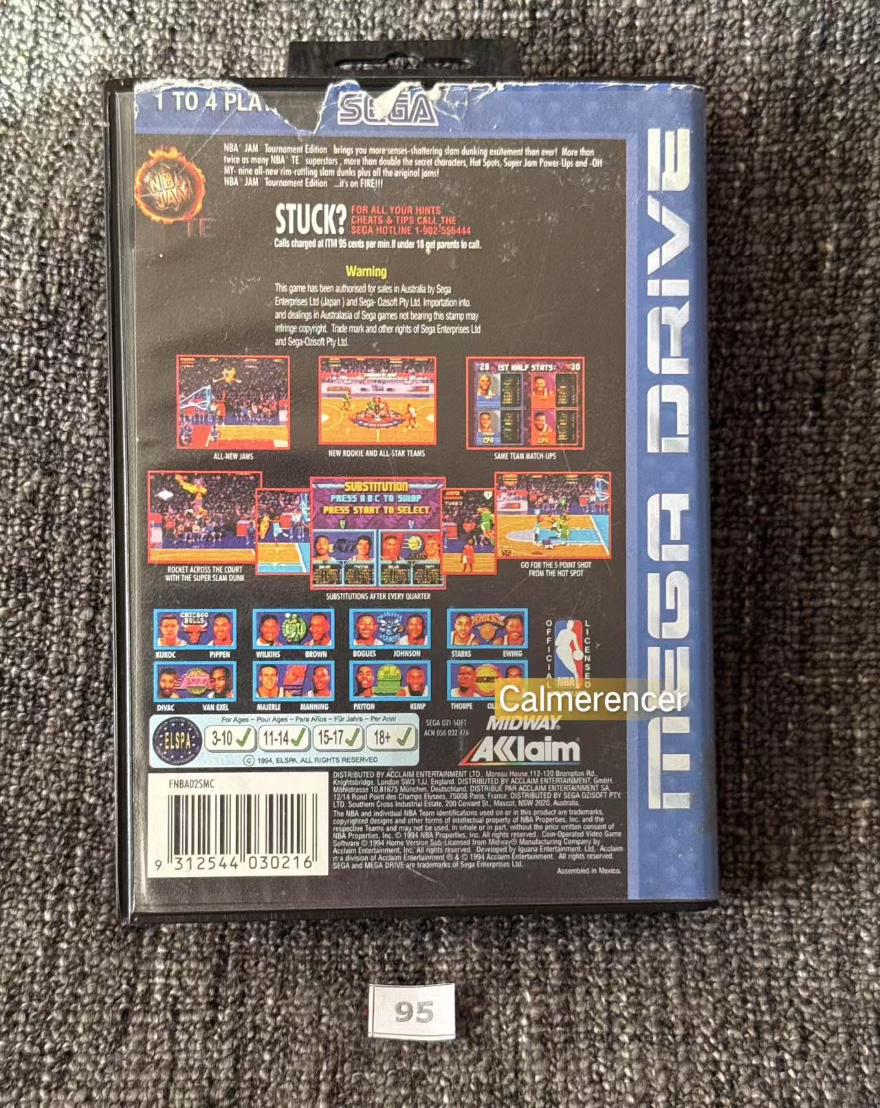 NBA Jam - Game - Sega Mega Drive