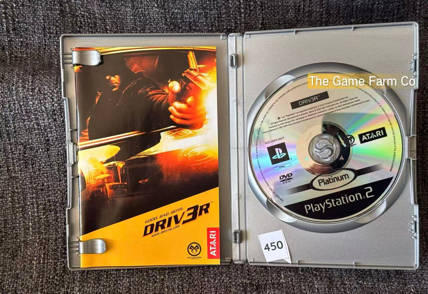 Driv3r PS2 Physical Game CIB PAL Tested Used
