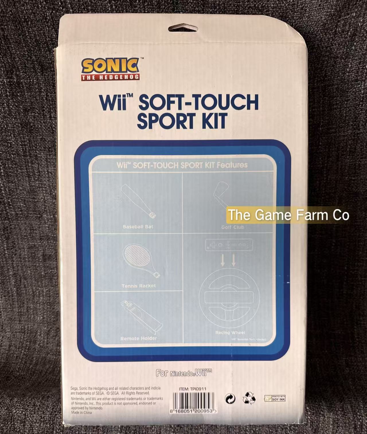 Sonic The Hedgehog Soft-Touch Sport Kit Nintendo Wii