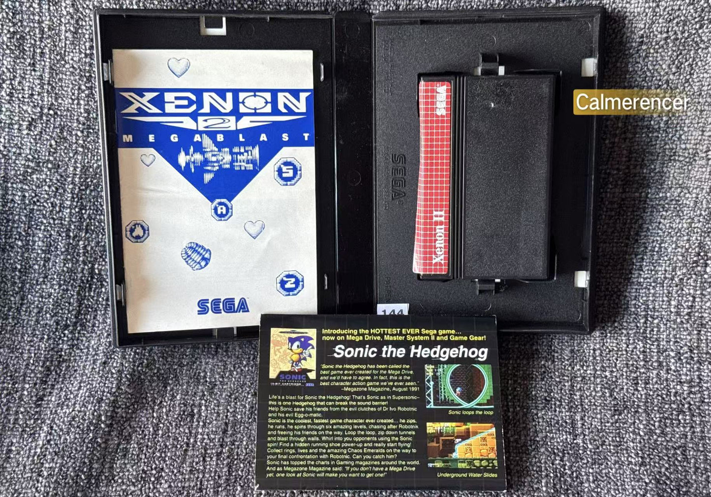 Xenon 2 Game - Sega Master System