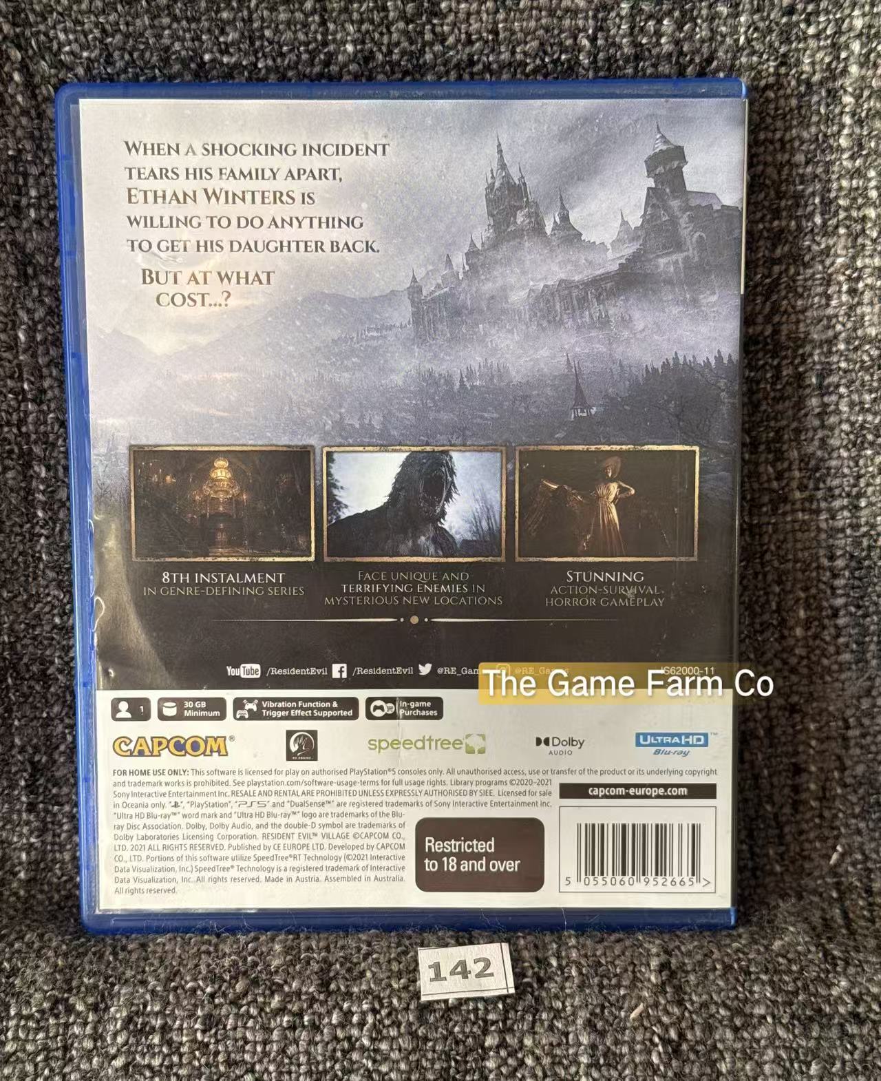 Resident Evil Village Sony PlayStation 5 Complete PAL Tested Used