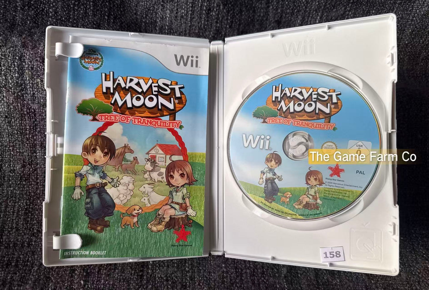 Harvest Moon Tree of Tranquility (Nintendo Wii) CIB Complete with Manual PAL