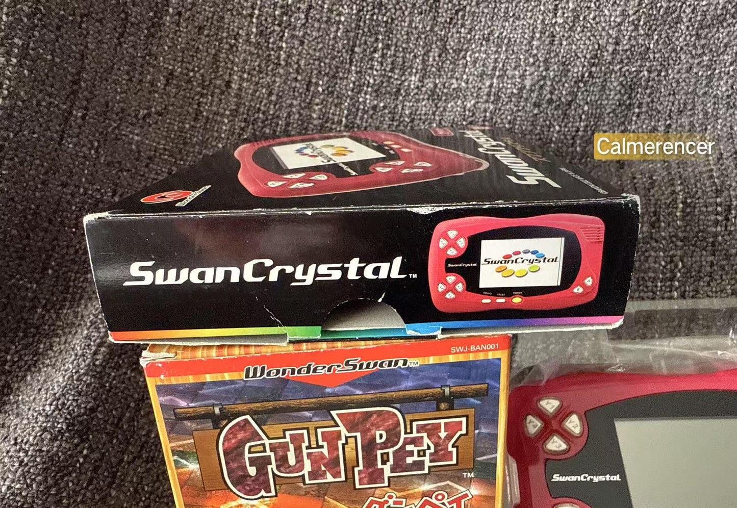 Swan Crystal + Games boxed in Excellent condition handheld Console