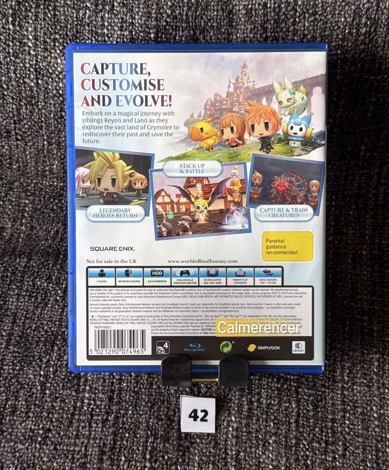 World Of Final Fantasy Sony Playstation 4 (PS4) Game