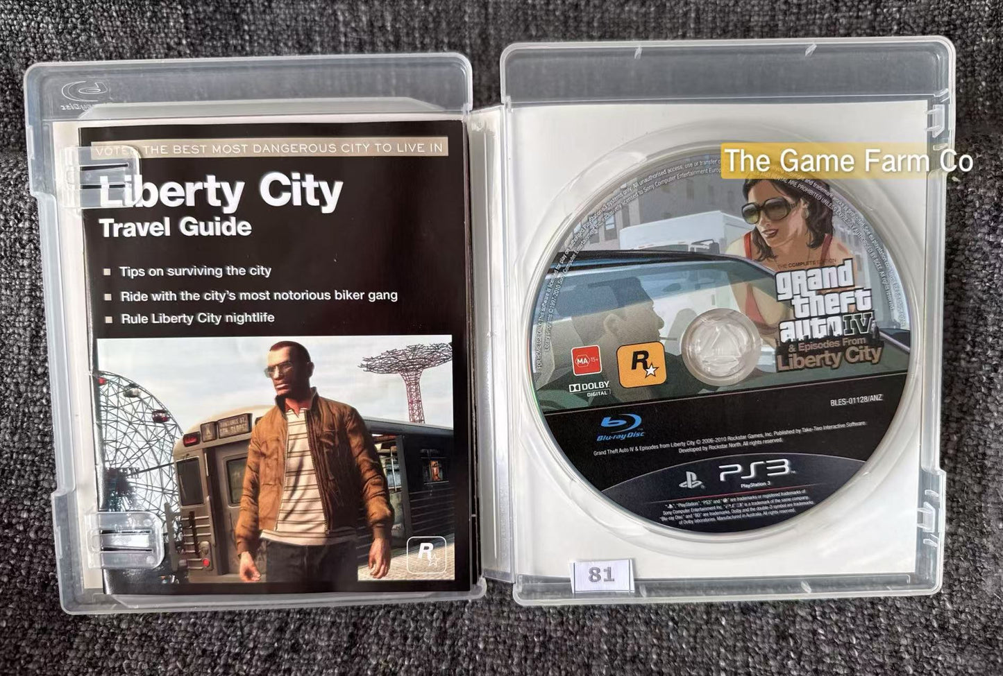 Grand Theft Auto Episodes From Liberty City Game - PS3 - Sony Playstation 3
