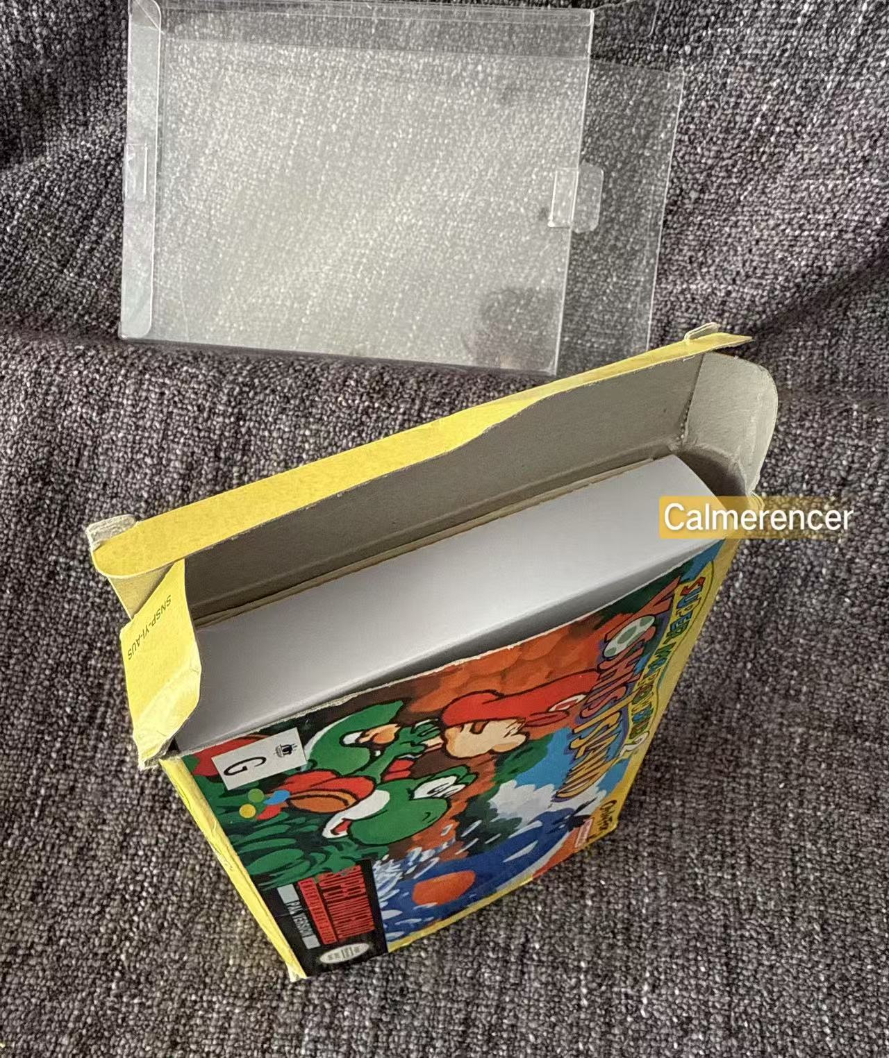 Super Mario World 2 Yoshi's Island Console Bundle Big Box (Snes) Pal Version - See Description