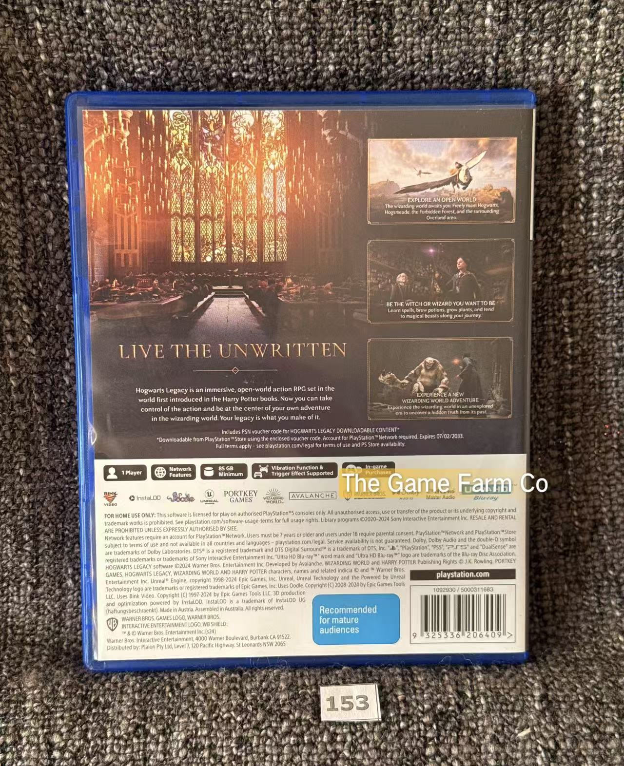 Hogwarts Legacy Sony PlayStation 5 Complete PAL Tested Used