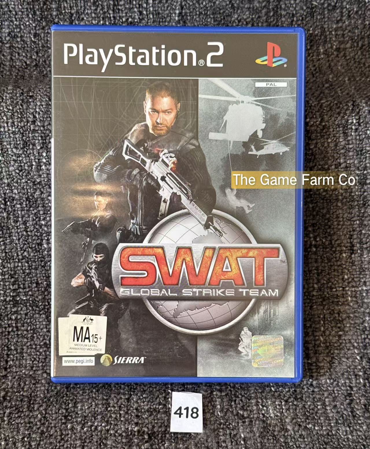 SWAT Global Strike Team PS2 Physical Game CIB PAL Tested Used