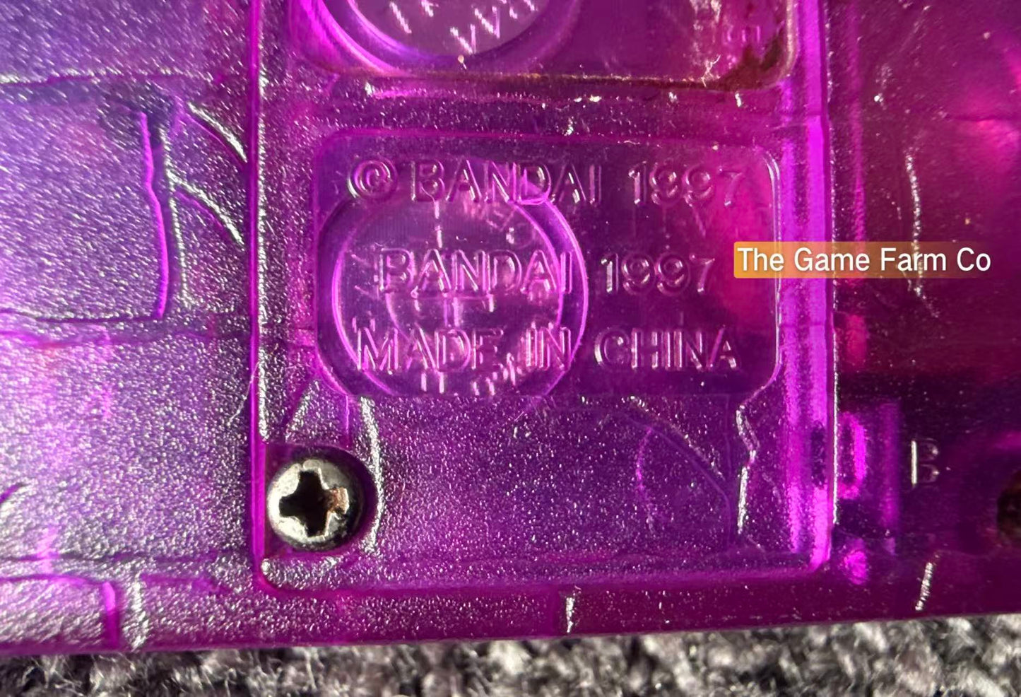 Vintage 1997 Bandai Digimon Version 6 Purple V-Pet Original Digital Monster Tested Working Loose