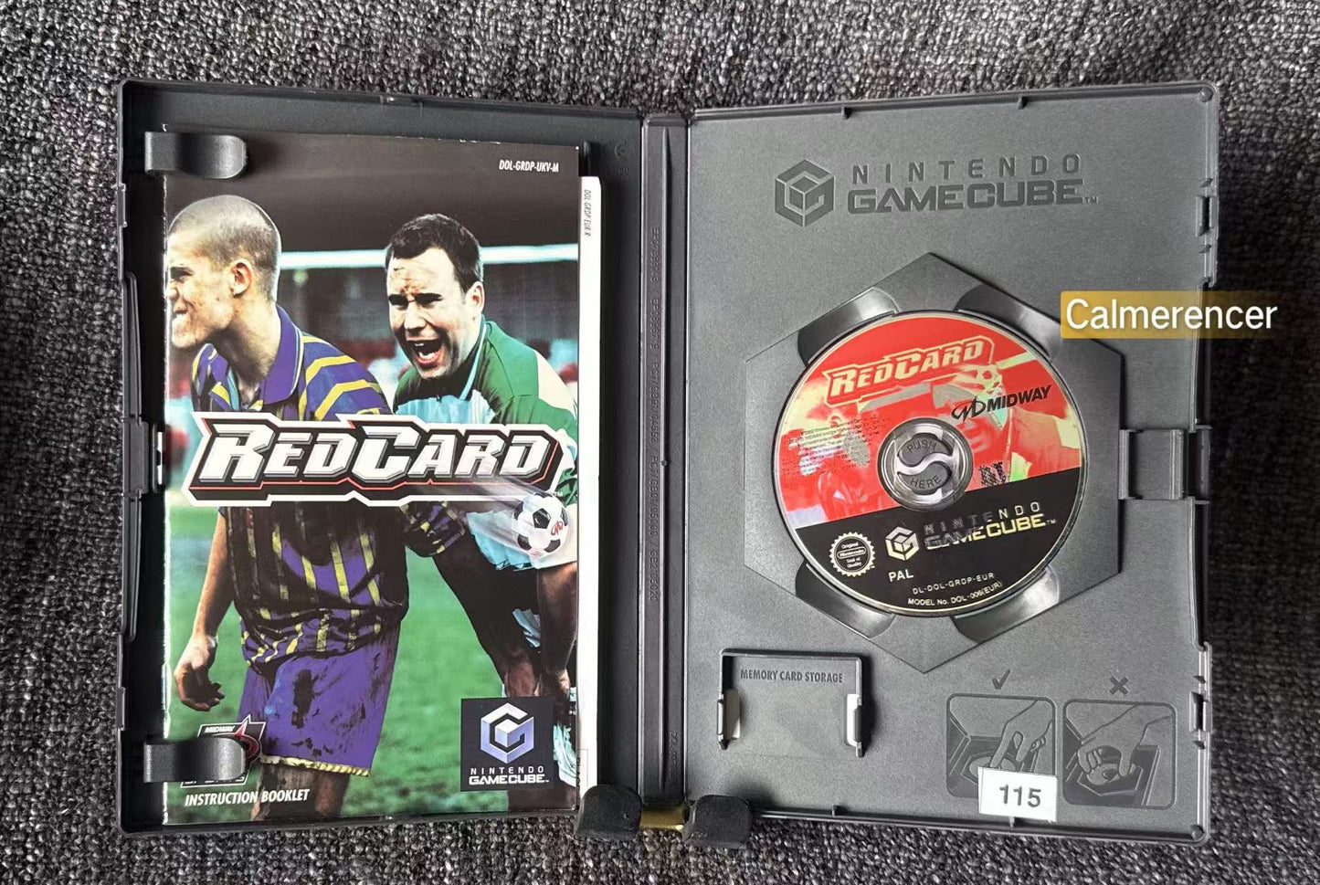 Red Card Soccer/Football Game - Nintendo Gamecube - Pal Version