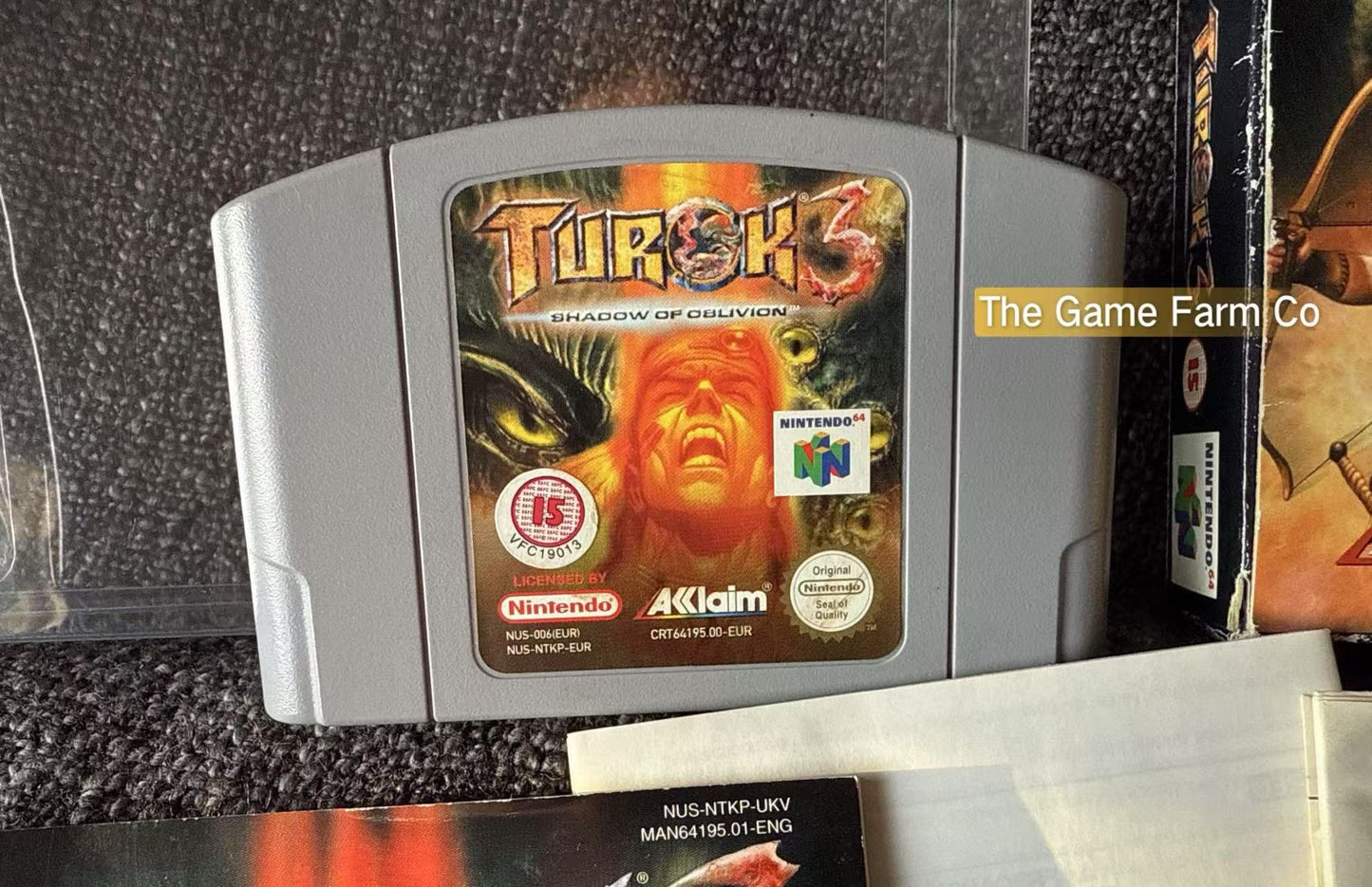 Turok 3 Shadow Of Oblivion Game Boxed - Nintendo 64 / N64 - Pal Version
