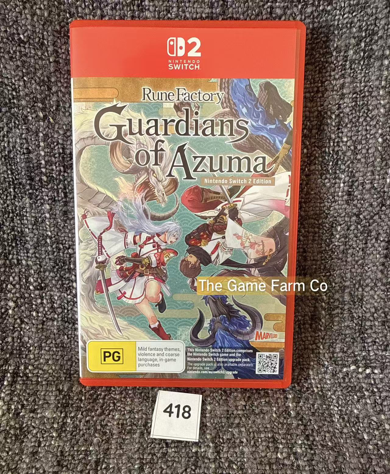 Rune Factory: Guardians of Azuma Nintendo Switch 2 Physical Game Brand New PAL