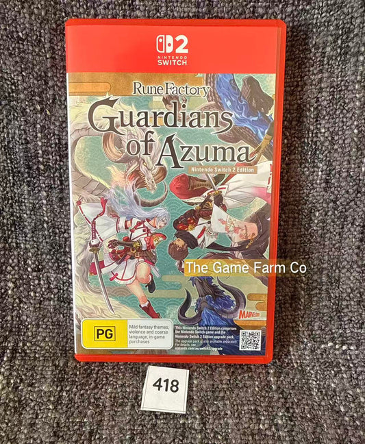 Rune Factory: Guardians of Azuma Nintendo Switch 2 Physical Game Brand New PAL