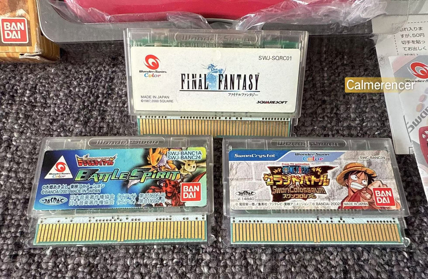 Swan Crystal + Games boxed in Excellent condition handheld Console