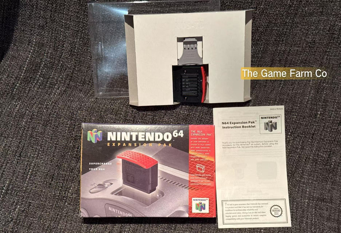 Genuine Nintendo 64 Boxed (N64) Expansion Pak with Clip