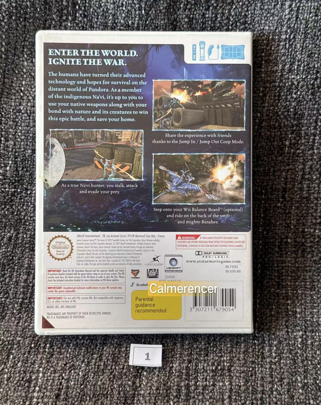 Avatar -  Nintendo Wii game
