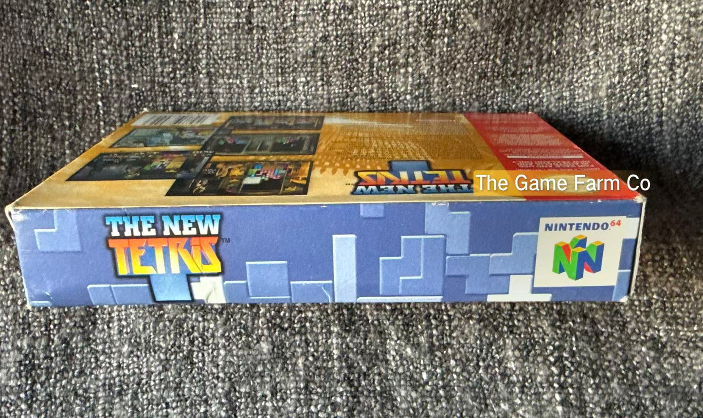 The New Tetris N64 Physical Game CIB PAL Tested Used Great Condition